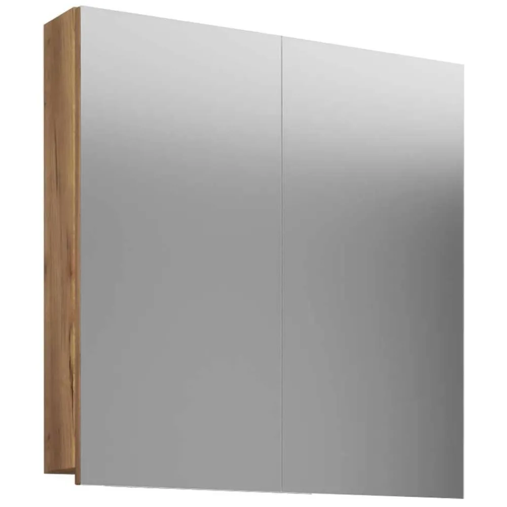 Wohnen Badezimmer Spiegelschrank in Wildeiche Honig NB - Karin