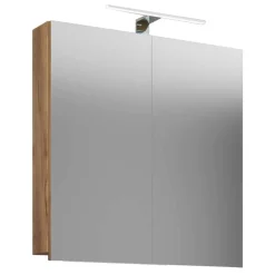Wohnen Badezimmer Spiegelschrank in Wildeiche Honig NB - Karin