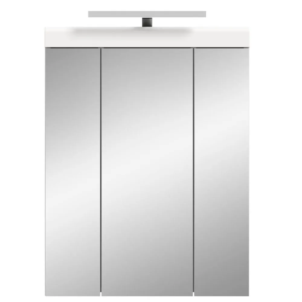 Wohnen Badezimmer Spiegelschrank in Weiß - Henriette