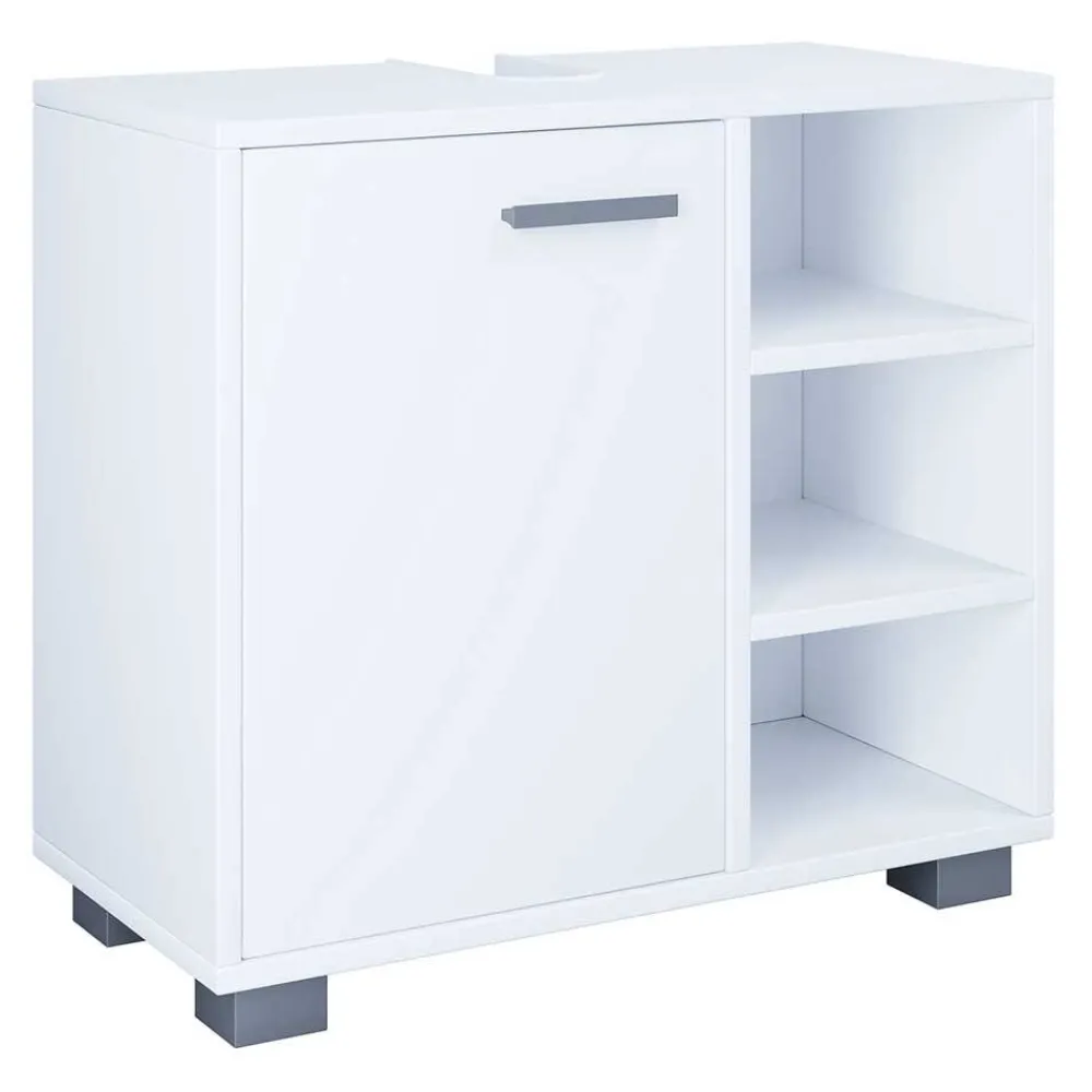 Wohnen Waschtisch|Waschbeckenunterschränke*Badezimmer Unterbeckenschrank in Weiß - Gransov