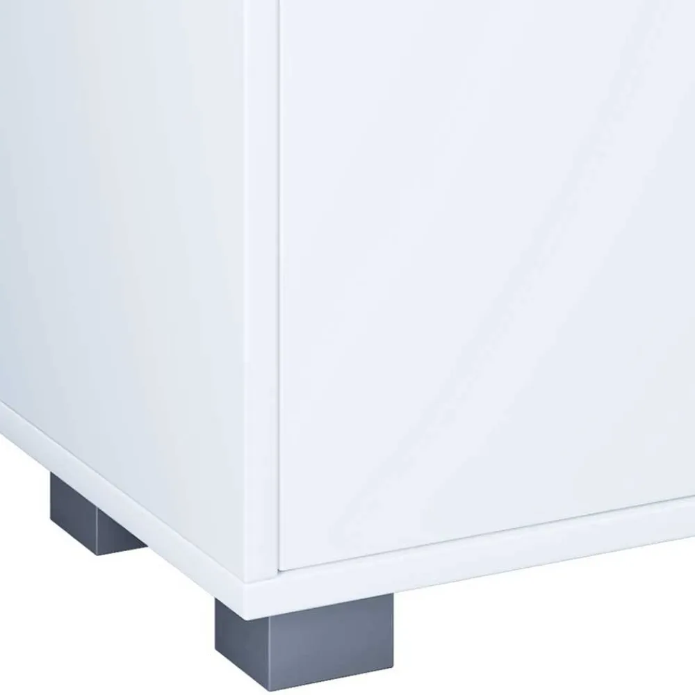 Wohnen Waschtisch|Waschbeckenunterschränke*Badezimmer Unterbeckenschrank in Weiß - Gransov