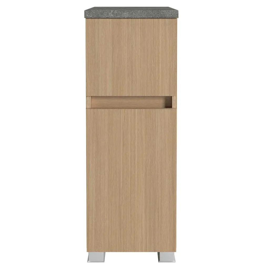 Wohnen Badschränke*Badezimmer Unterschrank in Eiche Hell - Leitha