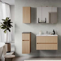 Wohnen Badschränke*Badezimmer Unterschrank in Eiche Hell - Leitha