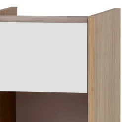 Wohnen Badezimmer Unterschrank in Weiß und Eiche Hell - Ronya