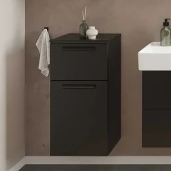 Wohnen Badschränke*Badezimmer Unterschrank in Schwarz - Ostoro
