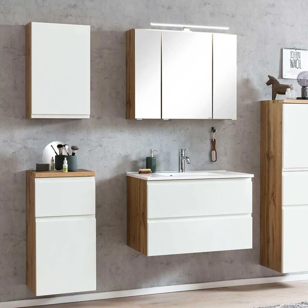 Wohnen Badschränke*Badezimmer Unterschrank mit Tür & Schublade - Eight