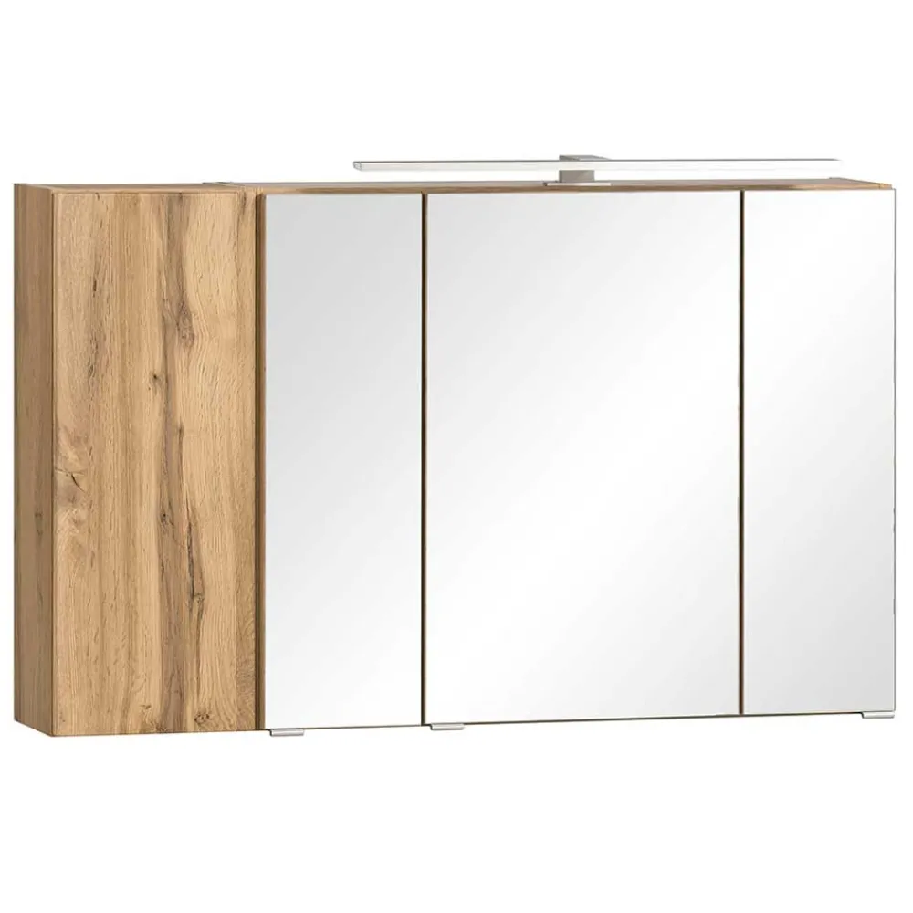 Wohnen Glasmöbel|Badezimmer Komplett*Badezimmer Waschplatz 105 cm breit - Jambi I (zweiteilig)