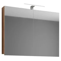 Wohnen Badezimmer Waschplatz Set mit LED - Caleena (zweiteilig)