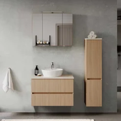 Wohnen Badezimmer Waschplatz und Stauraum - Vibulam (dreiteilig)