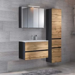 Wohnen Badezimmer Waschtisch & Schränke - Endely (dreiteilig)