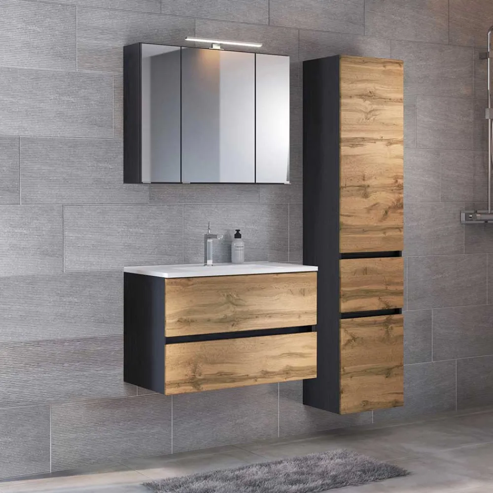 Wohnen Badezimmer Waschtisch & Schränke - Endely (dreiteilig)