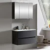 Wohnen Badezimmer Komplett*Badezimmer Waschtisch Kombination - Natarivos (zweiteilig)