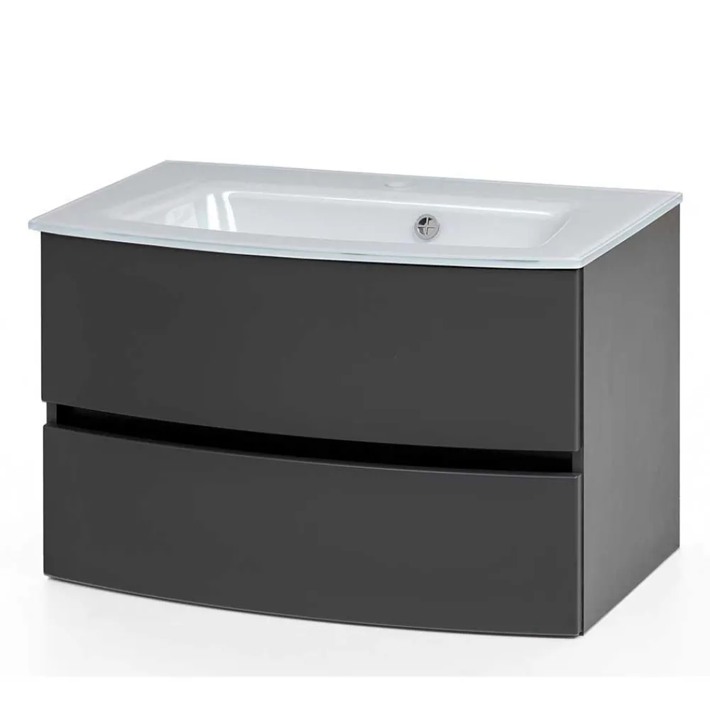 Wohnen Badezimmer Komplett*Badezimmer Waschtisch Kombination - Natarivos (zweiteilig)