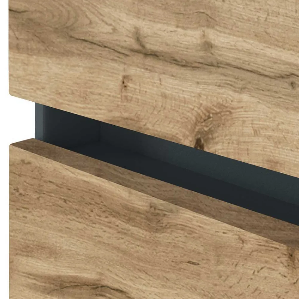 Wohnen Badezimmer-Block mit Doppel-Waschtisch - Endely (fünfteilig)