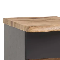 Wohnen Graue Möbel|Glasmöbel*Badezimmerblock Schrank Set - Agiruan (vierteilig)