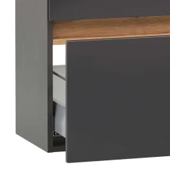 Wohnen Graue Möbel|Glasmöbel*Badezimmerblock Schrank Set - Agiruan (vierteilig)