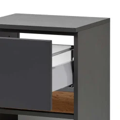 Wohnen Graue Möbel|Glasmöbel*Badezimmerblock Schrank Set - Agiruan (vierteilig)