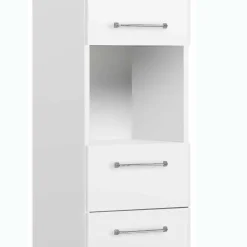 Wohnen Badezimmer-Hochschrank in Weiß - Estateas