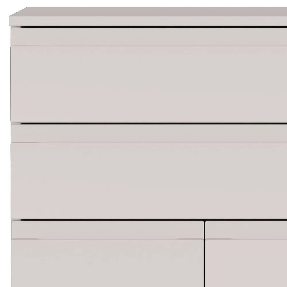 Wohnen Graue Möbel|Flurkommoden*Badezimmer-Kommode in Hellgrau - Dadra