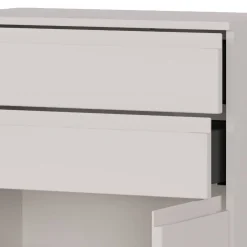 Wohnen Graue Möbel|Flurkommoden*Badezimmer-Kommode in Hellgrau - Dadra