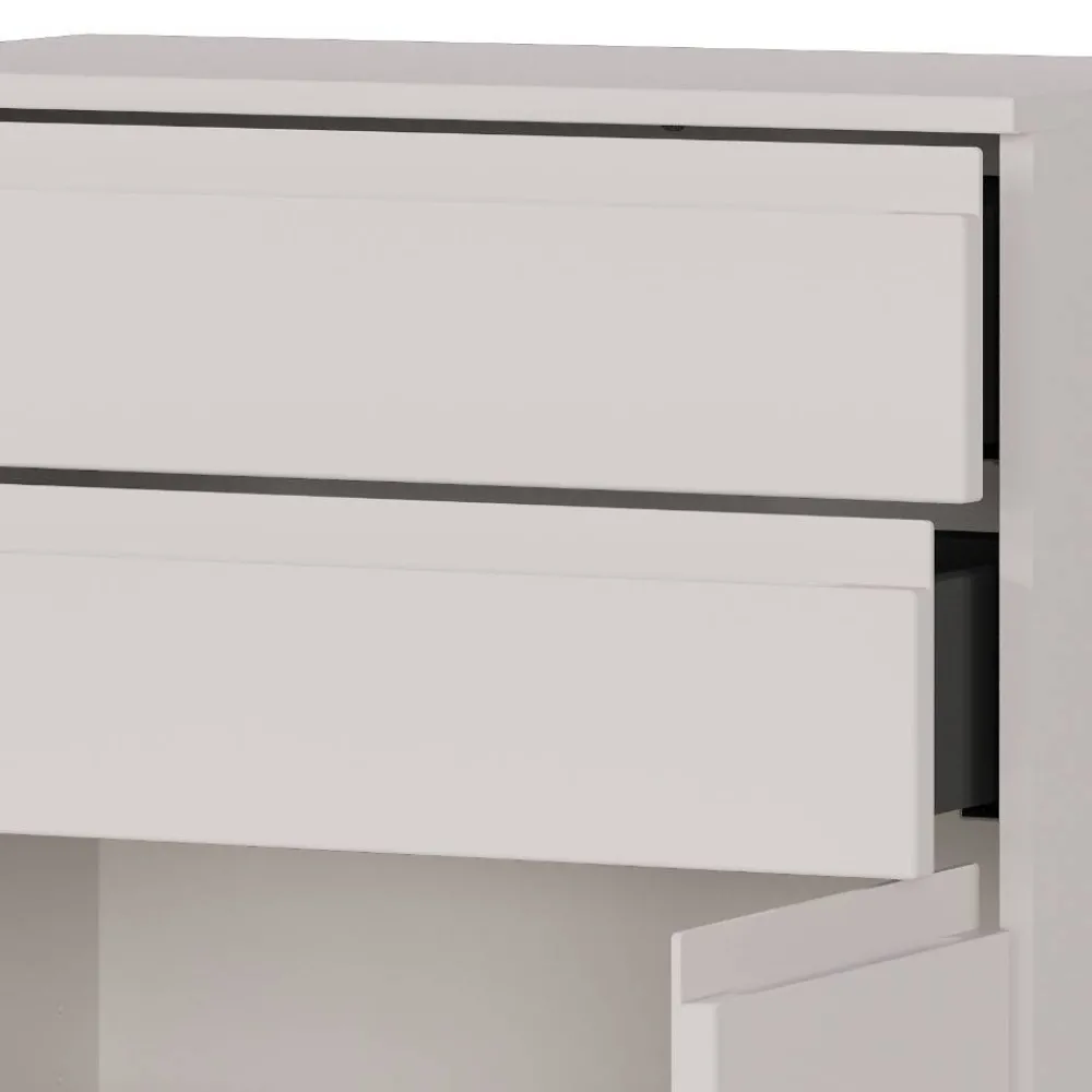 Wohnen Graue Möbel|Flurkommoden*Badezimmer-Kommode in Hellgrau - Dadra