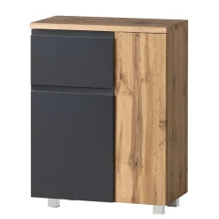 Wohnen Glasmöbel|Badezimmer Komplett*Badezimmermöbel Block Set - Jambi (vierteilig)