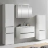 Wohnen Badezimmermöbel für Stand- oder Wandmontage - Mesciria (vierteilig)