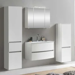 Wohnen Badezimmermöbel für Stand- oder Wandmontage - Mesciria (vierteilig)
