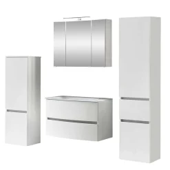 Wohnen Badezimmermöbel für Stand- oder Wandmontage - Mesciria (vierteilig)