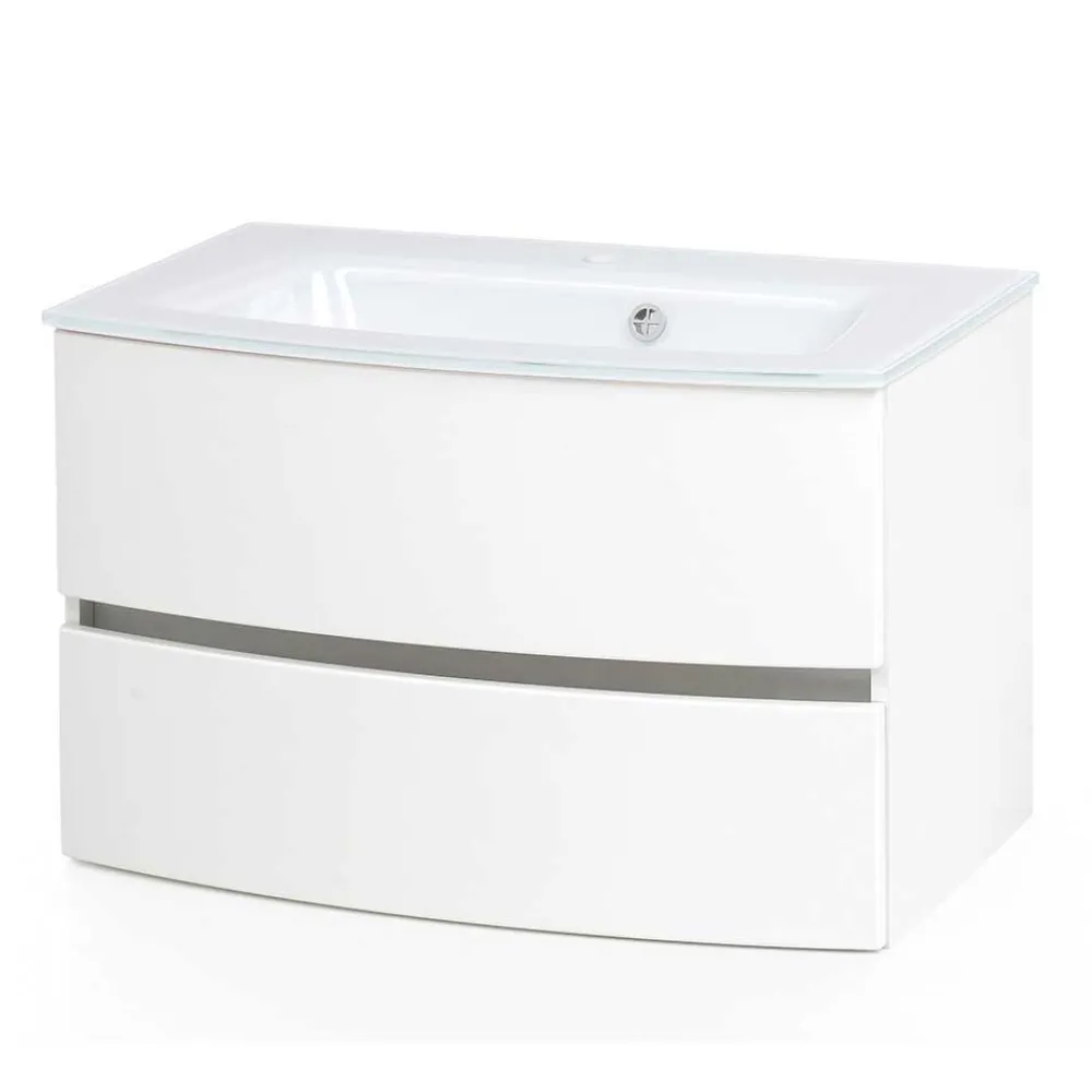 Wohnen Badezimmermöbel für Stand- oder Wandmontage - Mesciria (vierteilig)