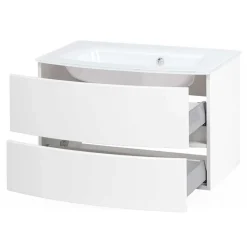 Wohnen Badezimmermöbel für Stand- oder Wandmontage - Mesciria (vierteilig)