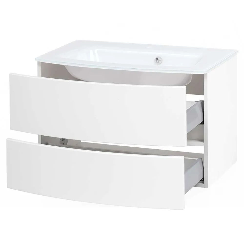 Wohnen Badezimmermöbel für Stand- oder Wandmontage - Mesciria (vierteilig)