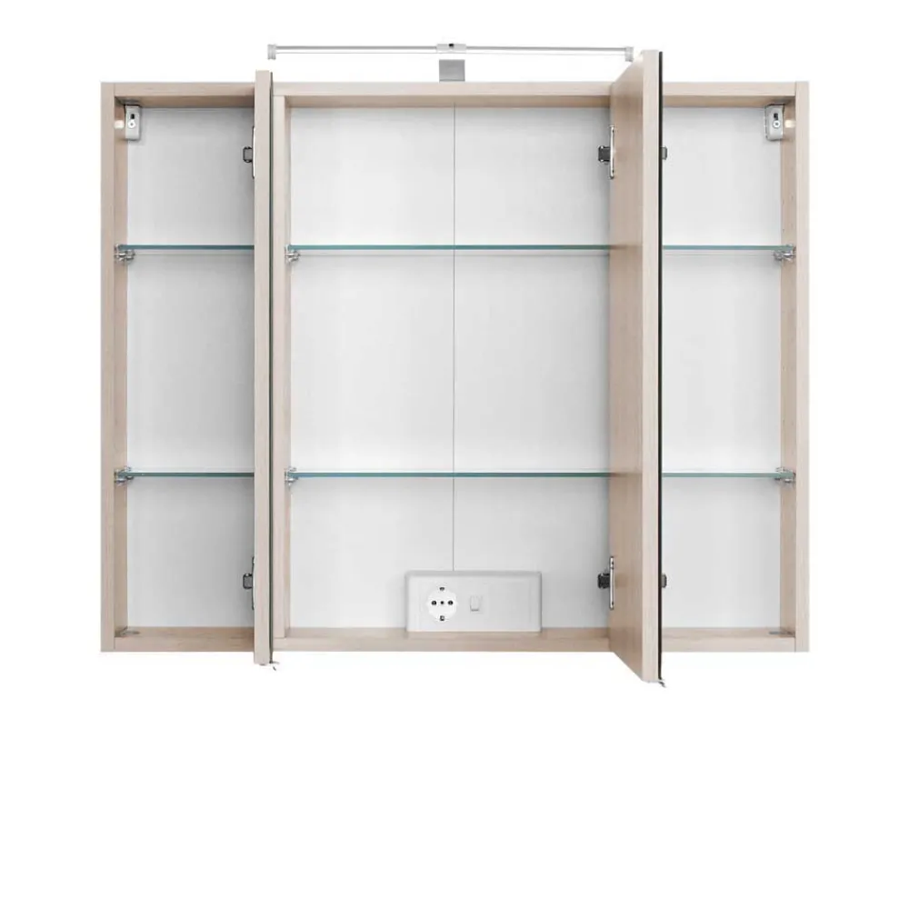 Wohnen Badezimmermöbel in Buche - Mabeca (vierteilig)