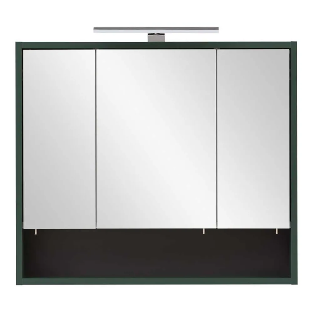 Wohnen Skandinavische Möbel|Badezimmer Komplett*Badezimmermöbel in Dunkelgrün & Gold - Aqua (dreiteilig)