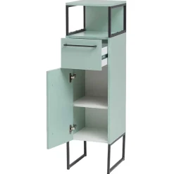 Wohnen Badezimmer Komplett*Badezimmermöbel Kombi in Mint mit Anthrazit - Esdrus (dreiteilig)