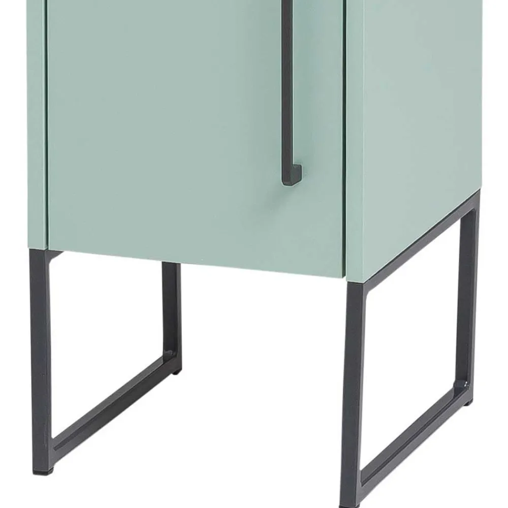 Wohnen Badezimmer Komplett*Badezimmermöbel Kombi in Mint mit Anthrazit - Esdrus (dreiteilig)