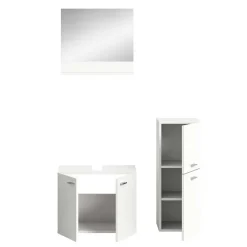 Wohnen Badezimmer Komplett*Badezimmermöbel Set - Harmone (dreiteilig)