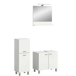Wohnen Badezimmer Komplett*Badezimmermöbel Set - Harmone (dreiteilig)