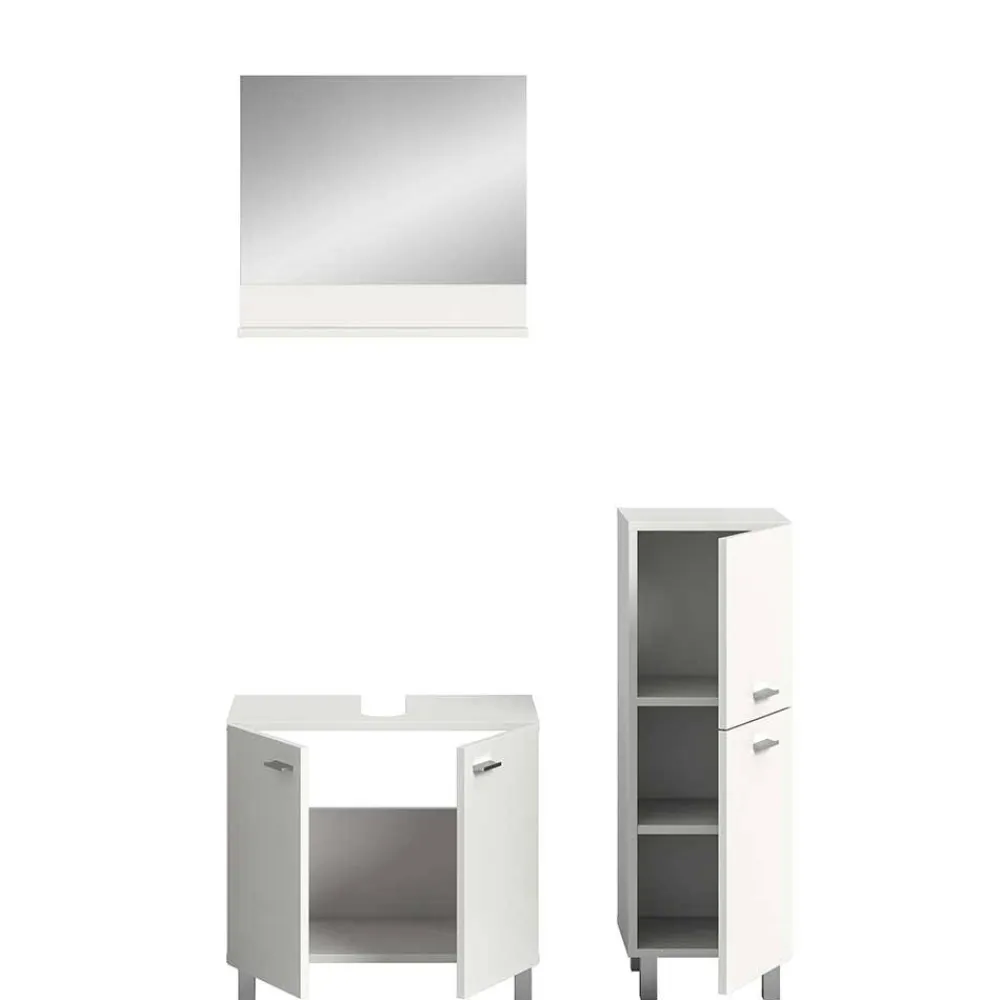 Wohnen Badezimmer Komplett*Badezimmermöbel Set - Harmone (dreiteilig)