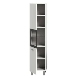 Wohnen Badezimmer Komplett*Badezimmermöbel-Kombi in Weiß - Harmone (vierteilig)