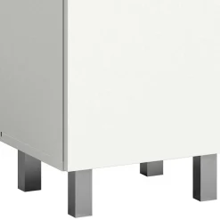 Wohnen Badezimmer Komplett*Badezimmermöbel-Kombi in Weiß - Harmone (vierteilig)