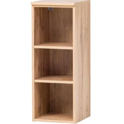 Wohnen Badregale|Wohnzimmer-Regale*Badezimmerregal in Holzoptik Wildeiche - 3 Fächer - Tofias