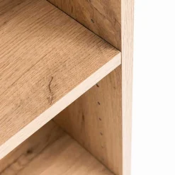 Wohnen Badregale|Wohnzimmer-Regale*Badezimmerregal in Holzoptik Wildeiche - 3 Fächer - Tofias