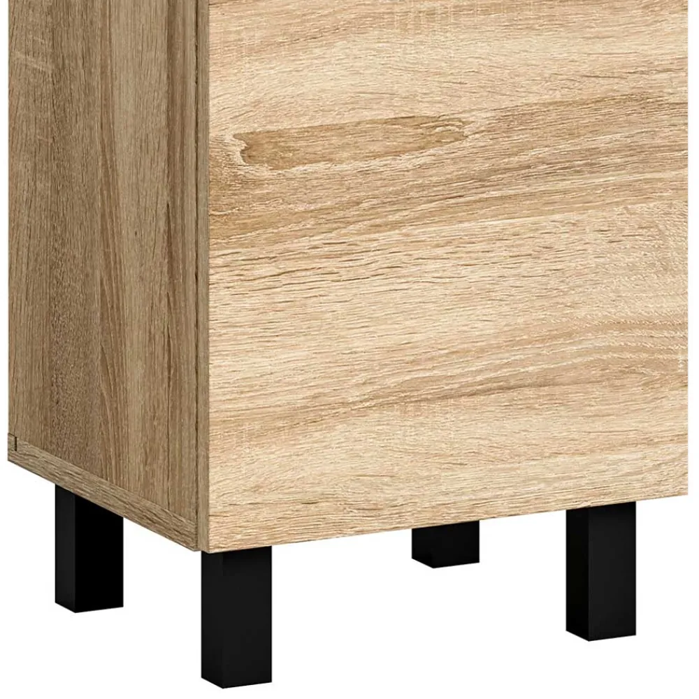 Wohnen Badezimmerschrank in Sonoma-Eiche Optik - Hoxtona