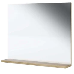 Wohnen Badezimmerspiegel mit Ablage in Holzoptik - Luzern