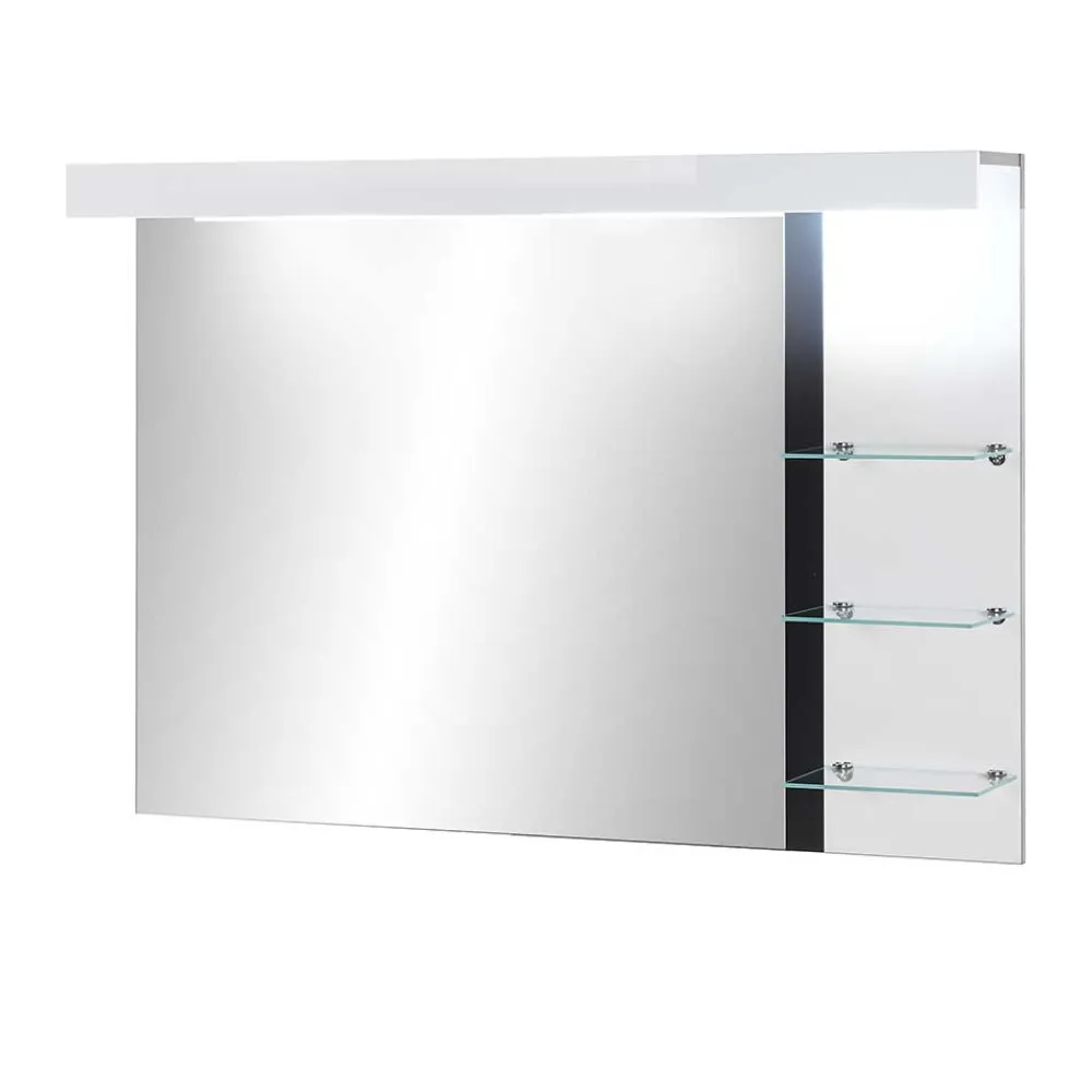 Wohnen Badspiegel*Badezimmerspiegel mit LED & 3 Ablageböden - Ingmesan