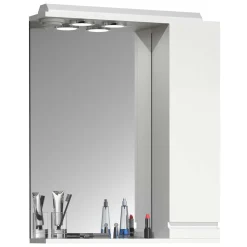 Wohnen Badezimmerspiegel mit Seitenschrank und Ablage - Departo