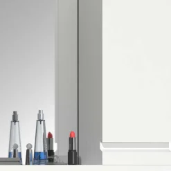 Wohnen Badezimmerspiegel mit Seitenschrank und Ablage - Departo