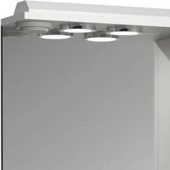 Wohnen Badezimmerspiegel mit Seitenschrank und Ablage - Departo