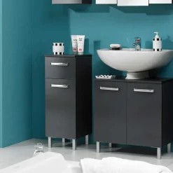 Wohnen Badezimmerunterschrank in Anthrazit - Colistran